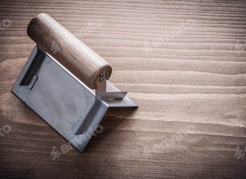 Preview: Wooden Handled Angle Former On Wood Board.