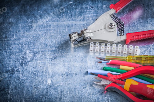 Preview: Wire Strippers Protection Insulated Screwdrivers Block Clamp Nippers.