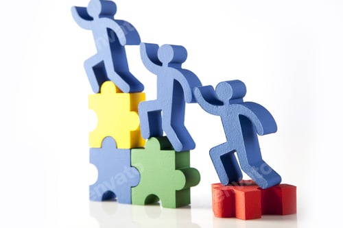 Preview: Concept Of Teamwork, People And Icons
