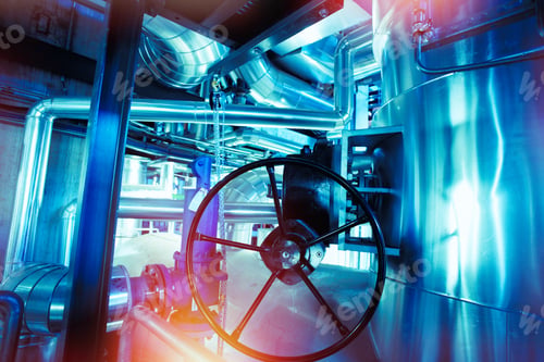 Preview: Equipment, Cables And Piping As Found Inside Of A Modern Industrial Power Plant