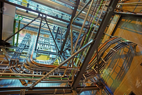 Preview: Industrial Zone, Steel Pipelines And Cables