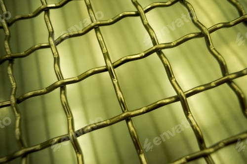 Preview: Stainless Steel Mesh Background, Square Wireframe Stainless Material.