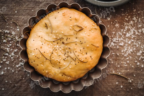 Preview: Traditional Italian Focaccia Bread From Puglia Region