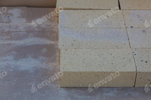 Preview: Bricks At The Wholesale Base Of A Building Store. Background