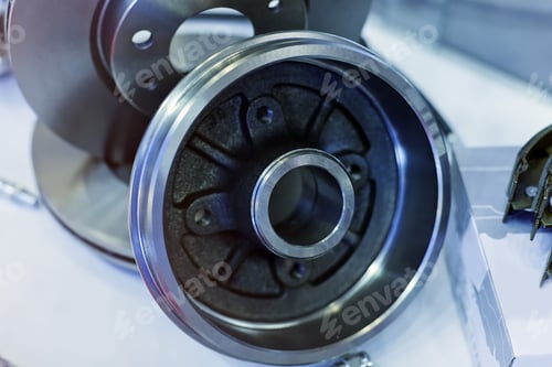Preview: One Detail And Part Of Engine; Note Shallow Depth Of Field