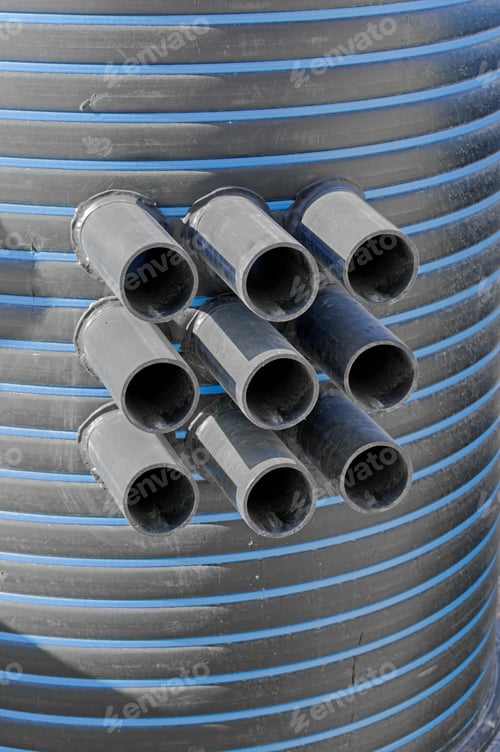 Preview: Plastic Caisson For Water From A Well On Construction Sites