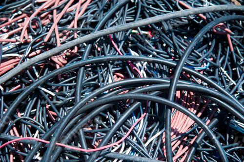 Preview: Industrial Line For Recycling Of Old Household Appliances, Electronics And Cables. Disassembly