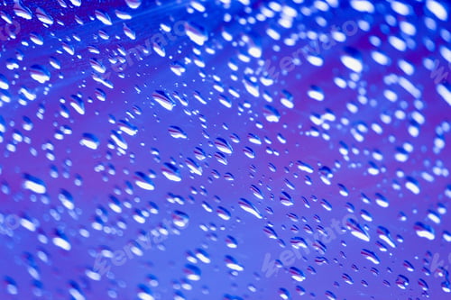 Preview: Abstract Blurred Background With Splashes And Drops Of Water.