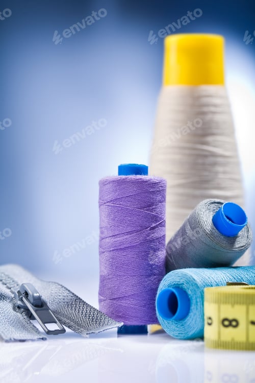 Preview: Sewing Items On The White Table
