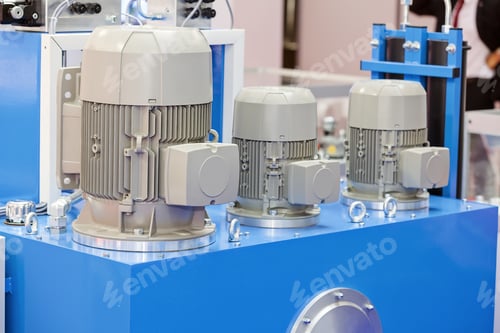 Preview: One Detail And Part Of New Machine; Note Shallow Depth Of Field