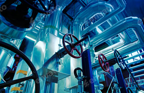 Preview: Equipment, Cables And Piping As Found Inside Of A Industrial Power Plant