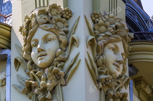 Preview: Elements Of Stucco And Decor Of Ancient Buildings