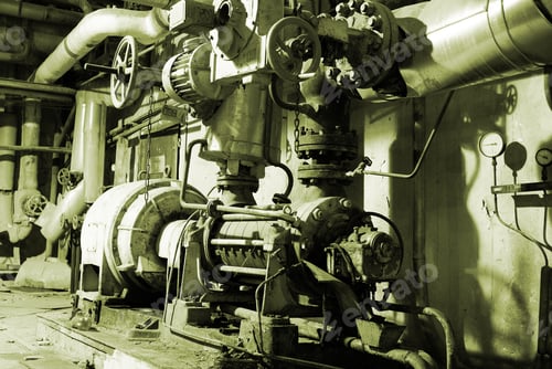 Preview: Industrial Pumps And Pipelines In Factory