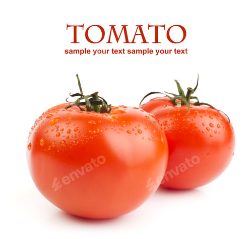 Preview: Close-Up Photo Of Tomatoes With Water Drops