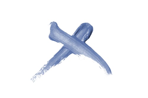 Preview: Bright Liquid Lipstick Smear In The Form Of A Check Mark Isolated On A White Background. Cosmetic