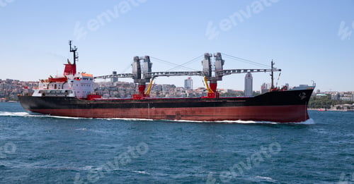 Preview: A Cargo Ship Carrying Goods Between Ports