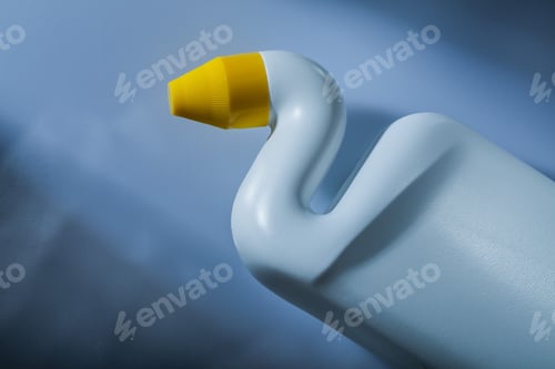 Preview: Plastic Cleaning Bottle On White Background.