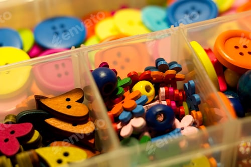 Preview: Color Buttons, Stitching Backgrounds.