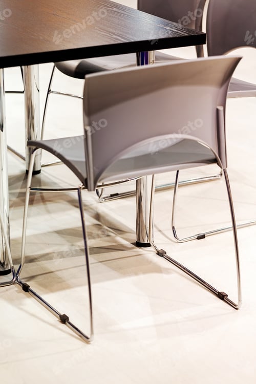 Preview: Wooden Chair Detail In Small Living Room