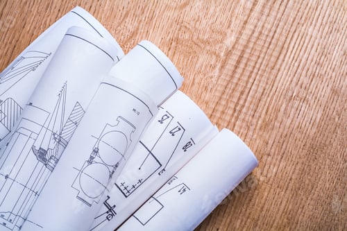 Preview: White Blueprints On Board
