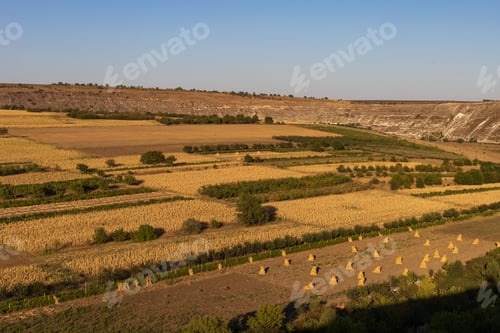 Preview: Hilly Landscape Of Eastern Europe. Popular Places For Travel. Moldova Old Orhei. Background