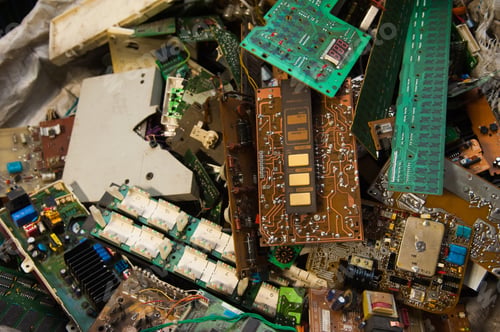 Preview: Industrial Line For Recycling Of Old Household Appliances, Electronics And Cables. Disassembly