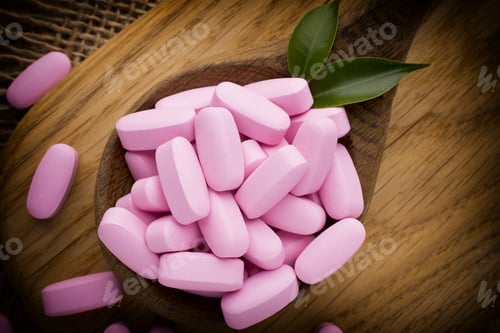 Preview: Homeopathic Supplement. Alternative Medicine. Vitamin Capsules.