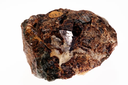 Preview: Granite Calcite On The White Background