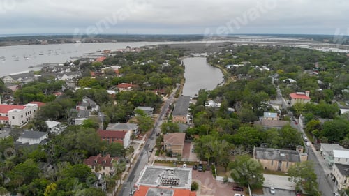 Preview: Aerial View Of St Augustine, Florida.