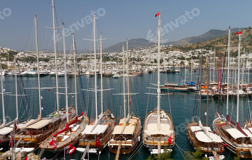 Preview: Gulets At Bodrum Marina, Turkey