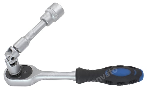 Preview: Socket Wrench On A White Background