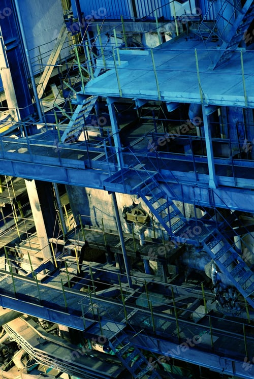 Preview: Pipes, Tubes, Machinery And Steam Turbine At A Power Plant