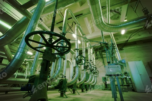 Preview: Equipment, Cables And Piping As Found Inside Of A Old Industrial Power Plant