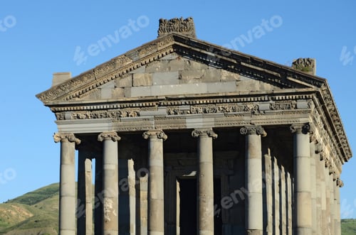 Preview: Temple Of Garni, A First Century Hellenic Temple Near Garni, Armenia. Unesco World Heritage Site