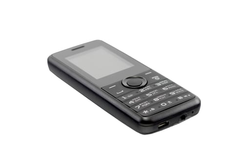 Preview: Cellular Telephone On White Background