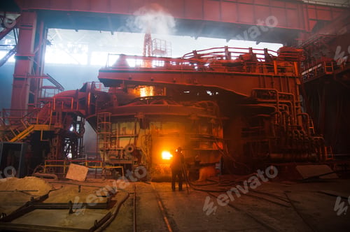 Preview: Metal Structures And Buildings Of The Old Metallurgical Plant Inside And Outside. The Process Of