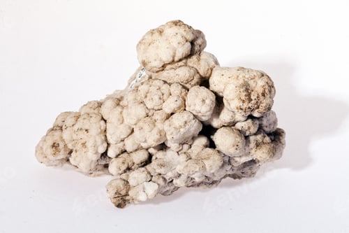 Preview: Calcite Mineral From The Group Of Carbonate On The White Background
