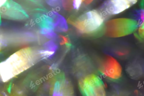 Preview: Rays Rainbow.Blurred Abstract Creative Background. Rainbow Background. Lens Flare. Colorful Bokeh