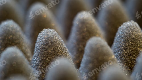 Preview: Dark Artificial Foam, Acoustic Foam Insulation Texture On Background.