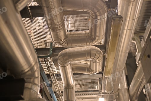 Preview: Equipment, Cables And Piping As Found Inside Of A Modern Industrial Power Plant