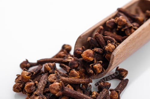 Preview: Fragrant Cloves On A White Acrylic Background