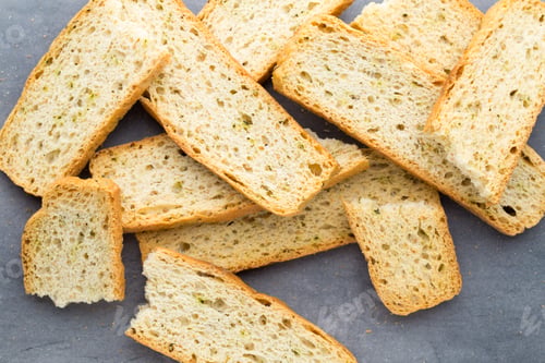 Preview: Garlic And Herb Bread Slices. Eco Food.