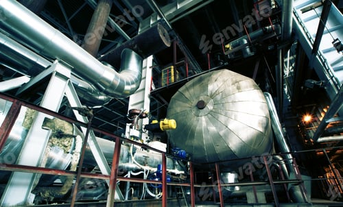 Preview: Industrial Zone, Steel Pipelines And Equipment