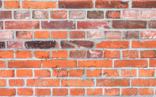 Preview: Old Brick Stone Wall Background, Red And Brown Colors.