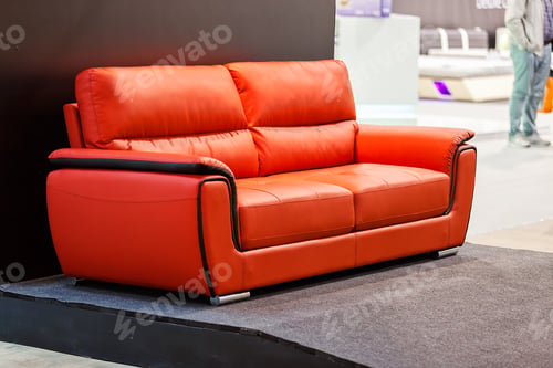Preview: Modern Sofa For The Living Room, Note Shallow Depth Of Field
