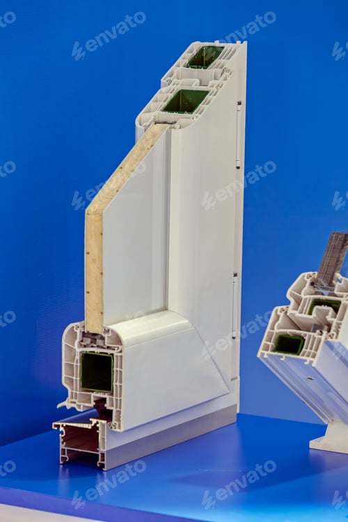 Preview: Cross Section Of Pvc Profile For Window
