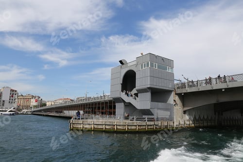 Preview: Galata Bridge In Karakoy District, Istanbul City