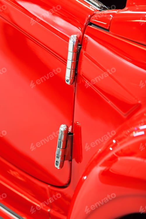 Preview: Various Details Of The Car, Note Shallow Depth Of Field