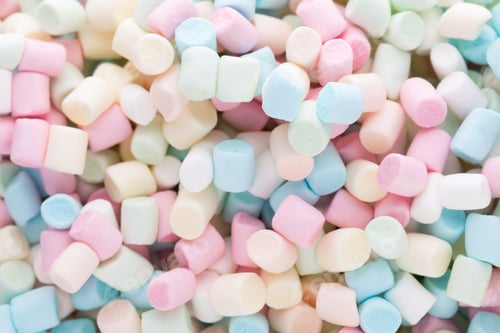 Preview: Marshmallows. Background Or Texture Of Colorful Mini Marshmallows.