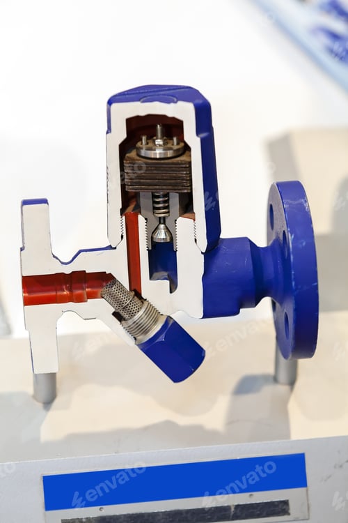 Preview: Intersection Of New Valves For Flow Control; Note Shallow Depth Of Field